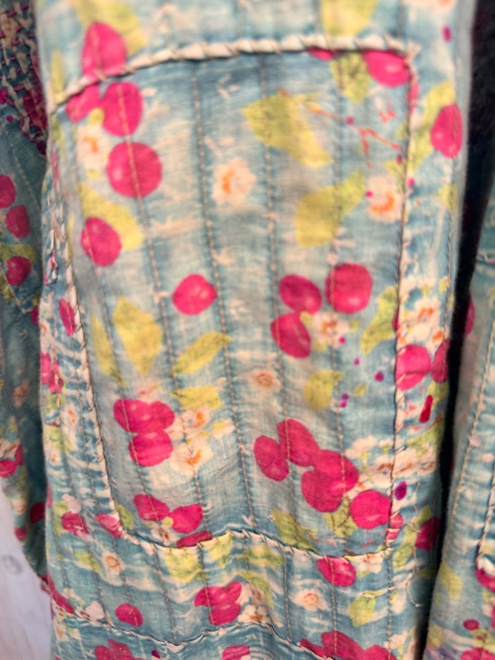 MAGNOLIA PEARL LOVE RARE CHERRY BLOSSOM OVERALLS OS - Picture 15 of 16
